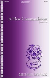 A New Commandment SATB choral sheet music cover